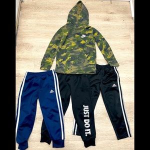 Nike & Adidas //Pants and sweater // kids 4